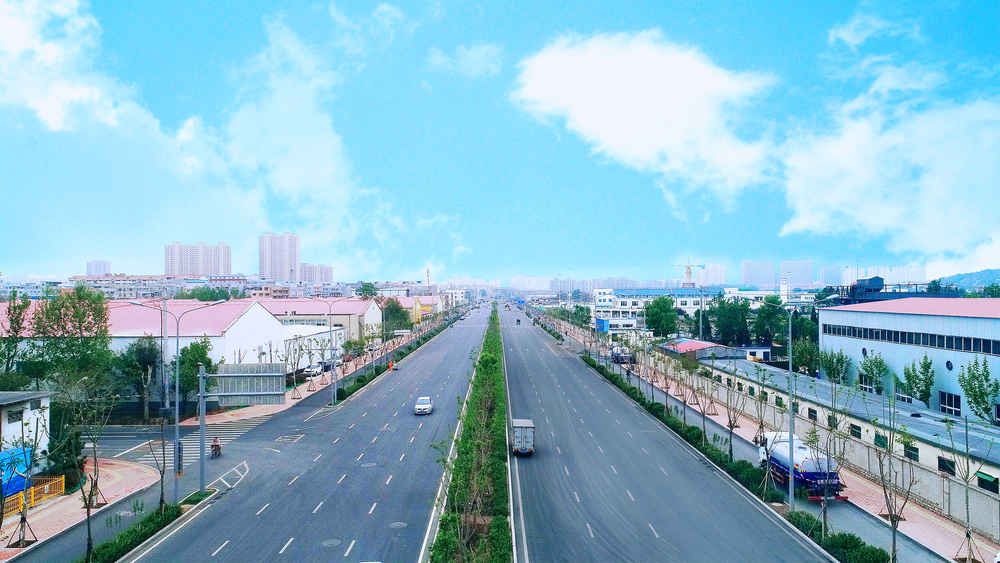 濟(jì)南市藍(lán)翔路道路改造工程施工