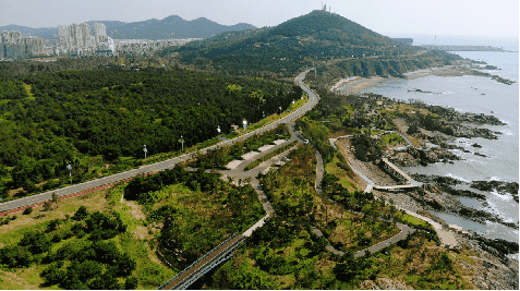 青島西海岸藍(lán)色海灣工程